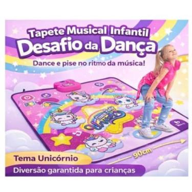 Imagem de Tapete Musical Interativo de Dança Infantil, Tema Unicórnio, Sensível ao Toque