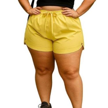 Imagem de Short Tactel Feminino Plus Size-Feminino