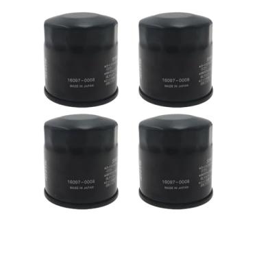 Imagem de 16097-0552 16097-0008 16097-0002 16097-0004 Filtro de óleo para Z800 Z1000 Z900 250 Zx6r ZX10R 250 Z250 ZX1 (4 peças)