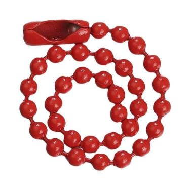 Imagem de Correntes De Miçangas Coloridas De 12cm Para Chaveiro, 20 Peças Para D