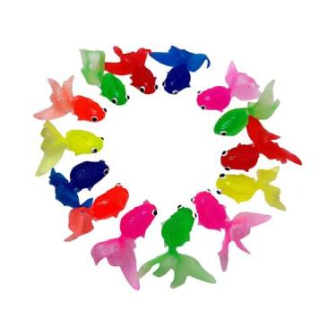 Imagem de Brinquedo De Pesca Em Forma De Peixe Dourado Para Crianças, Boia De Bo