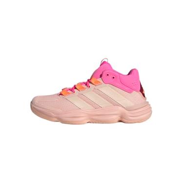 Imagem de adidas Tênis feminino de vôlei Court Stabil, Rosa blush/rosa blush/rosa lúcido, 44