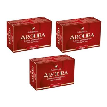 Imagem de Sabonete Barra Aroeira Arte Nativa Kit 3 Unidades