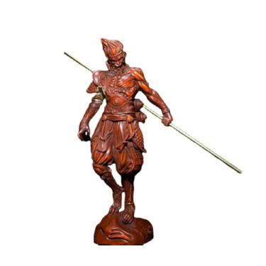 Imagem de CFLNYC Chinese Monkey King Sun Wukong Statue Buddha Statue Ornaments Living Room Craft Decoration 12.5cm