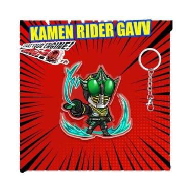 Imagem de Pingente Acrílico Kamen Rider De 6CM Para Crianças, Chaveiro De Mochil