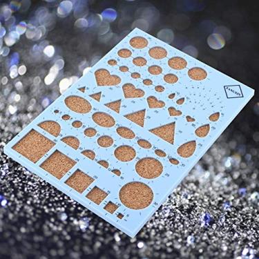 Imagem de Naroote Kit de Placa de Modelo de Artesanato de Papel Quilling para Arte Em Papel DIY, Com Pinça e Caneta Com Fenda, Ideal para Scrapbooking, álbuns de Fotos - Azul/rosa/rosa Vermelha/branca (Azul)