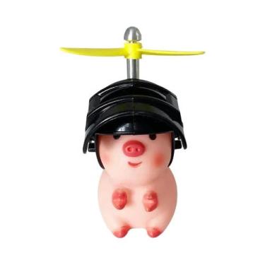 Imagem de Decoração De Guidão De Bicicleta Em Forma De Porquinho Rosa, Acessório