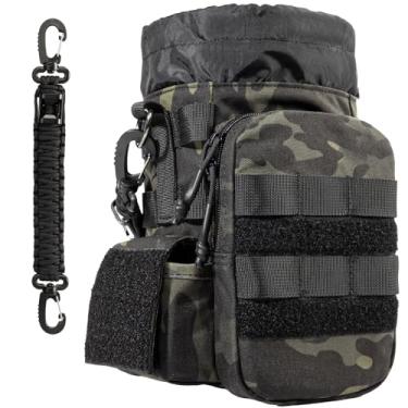 Imagem de OneTigris Suporte tático para garrafa de água, bolsa Molle para garrafa de água isolada de 1,8 g