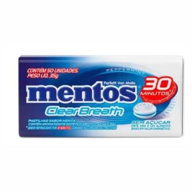 Imagem de Pastilha mentos clear breath com 1 unidade latinha 35g perfetti , Pepp