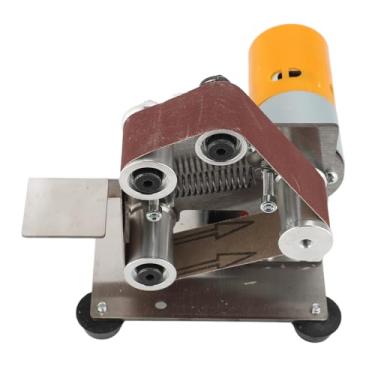 Imagem de Phefop Mini Lixadeira de Bancada Com Velocidade Ajustável, Afiador de Faca Elétrico, Moedor de Correia Elétrica para Metal, Plástico, Trabalho Em Madeira, Pequenos Projetos, Faça você