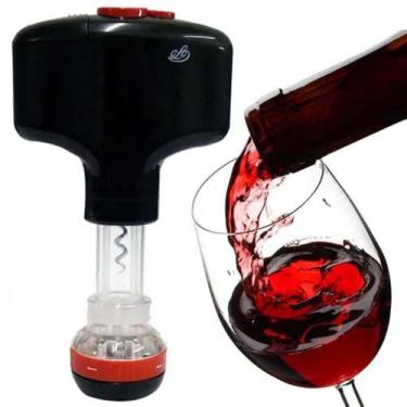 Imagem de Abridor De Vinhos Eletrico Garrafa Saca Rolha bebida bar restaurante j