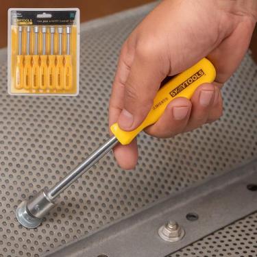 Imagem de Jogo com 7 Chaves Canhão 70mm Ferramentas para Manutenção e Uso Profis