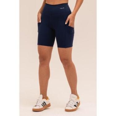 Imagem de Bermuda com Bolso Feminina para Corrida Academia Cross Training Exercicios True-Feminino