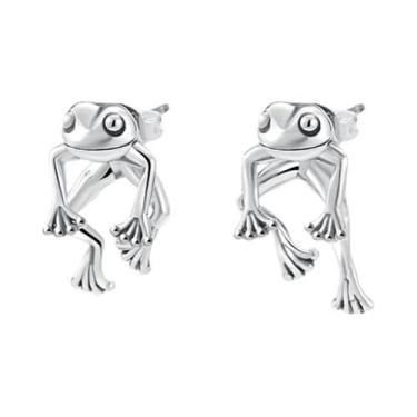 Imagem de Brincos De Argola Femininos Em Prata Esterlina 925 Com Estrela, Lua E 