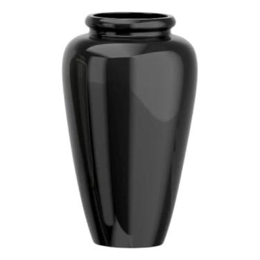 Imagem de Vaso Decorativo Fibra de Vidro Estilo Vietnamita Cilíndrico Para Plantas Decor 73cm Faraó (Preto)