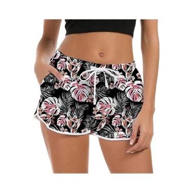 Imagem de Shorts De Natação Femininos De Secagem Rápida Para Verão, Praia, Acade