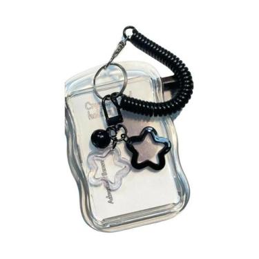 Imagem de Porta-chaves Transparente Para Photocard Kpop, Capa Protetora Para Fot