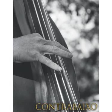 Imagem de CONTRABAIXO: Caderno de música para contrabaixo - Contrabaixo - Livro de partituras - Papel manuscrito - Música clássica - 17 pautas por página - 111 ... grande - Solfeggio (Portuguese Edition)
