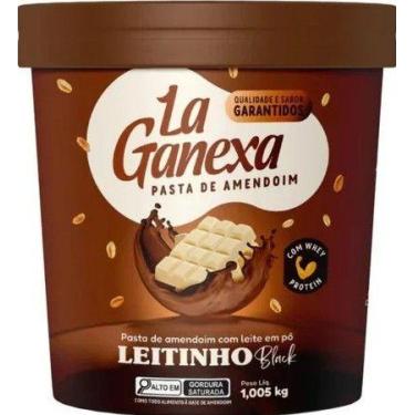 Imagem de Pasta de amendoim chocolate ao leite com whey 1kg - La Ganexa