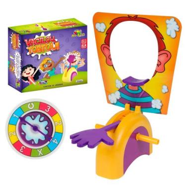 Imagem de Jogo Torta Na Cara Com Roleta Interativo Brinquedo Desafio Divertido P