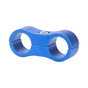 Imagem de Abraçadeira Universal De Alumínio Billet Para Separador De Mangueiras 