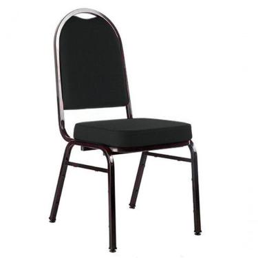 Imagem de Cadeira Para Hotel E Auditório Linha Hotel Marrom.