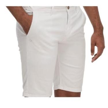 Imagem de Bermuda Sarja Masculina Ogochi Essencial 003538006 Branca-Masculino
