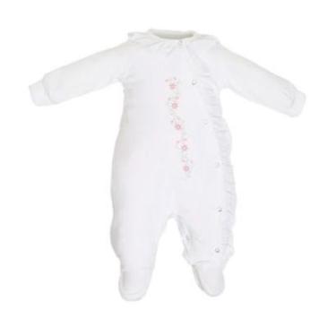 Imagem de Macacão Bebê Menina Pelo Inverno Lessa Kids Batizado B8907-Feminino