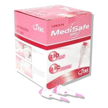 Imagem de Lanceta Automatica De Segurança Medisafe - 200 Unidades 23g - Safe Hea