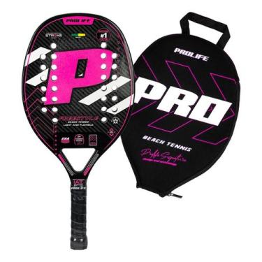 Imagem de Raquete Beach Tennis Freestyle - Prolife, Rosa flúor