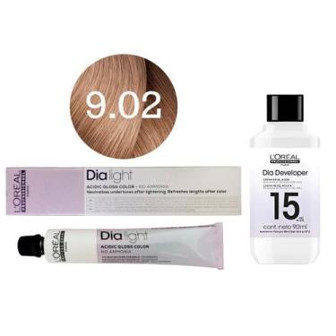 Imagem de Tonalizante Dia Light 9.02 Louro Muito Claro Natural Irisado Milkshake