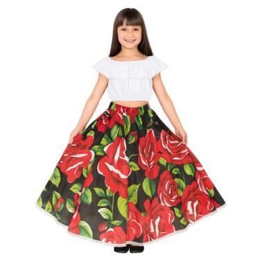 Imagem de Conjunto Infantil Saia Carimbó e Danças - Mundo Encantado Fantasias, C