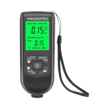 Imagem de Medidor Automático De Espessura De Tinta Automotiva 0-2000UM HW-300 Te