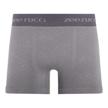 Imagem de Cueca Boxer Jacquard Sem Costura Névoa - Zee Rucci, G
