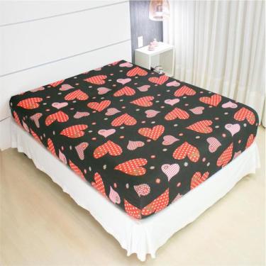 Imagem de Lençol Avulso Queen Estampado COZZILAR - Malha 100% Algodão com Elásti