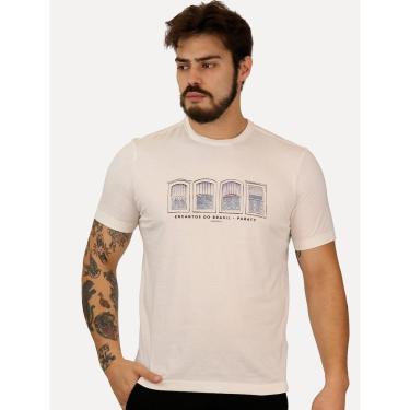 Imagem de Camiseta Individual Masculina Comfort Paraty Off-White-Masculino
