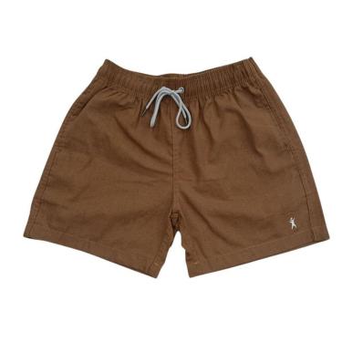 Imagem de Short Masculino Visco Linho com Elástico e Cadarço | Tecido Leve e Confortável-Masculino