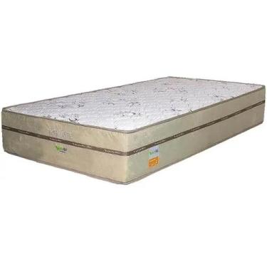 Imagem de Colchão Toronto Ecotec Solteiro 88cm Molas Ensacadas Cor Bege, Bege