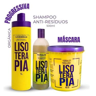 Imagem de Kit Exclusivo Progressiva Lisoterapia Shampoo E Máscara - Hidralise