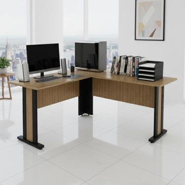 Imagem de Escrivaninha em L de Canto 160cm Multimóveis CR25342