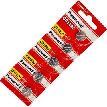 Imagem de Bateria Cr1220 3v Panasonic Cartela C/ 5 Unidades
