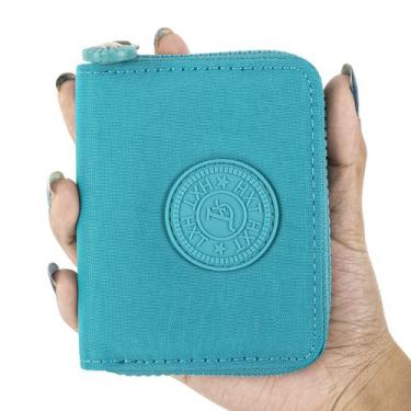 Imagem de Carteira Slim Pequena Porta Cartões Moedas CNH Cédulas Top - Hxt, Verd