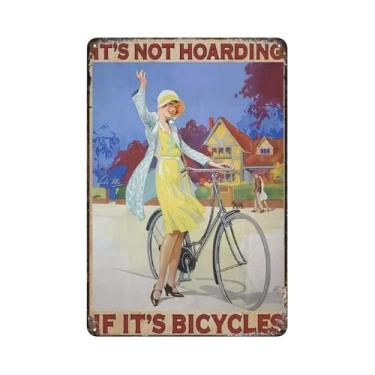 Imagem de Placa De Metal Vintage Com Tema De Ciclismo, Pintura Em Ferro Para Dec