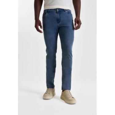 Imagem de Calça docthos slim jeans médio, 164 jeans medio, 42