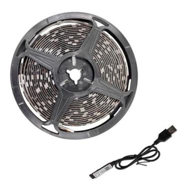 Imagem de Fita Led Rgb Controle Celular 5 Metros 5v Usb Com Controle Para Tv Pc 