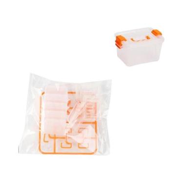 Imagem de Caixa Organizadora Transparente Para Casa De Bonecas Em Miniatura, À P