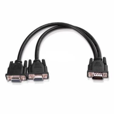 Imagem de Cabo Y VGA - 2 VGA Femea para 1 VGA Macho - 20 cm - 3010R - Diversos