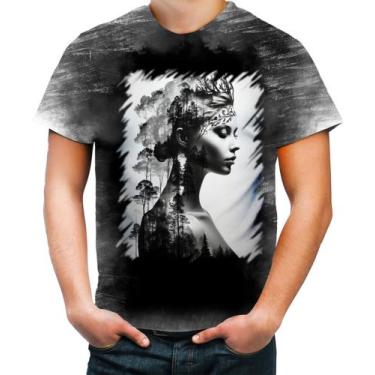 Imagem de Camiseta Desgaste Pesca Rainha da Floresta Nórdica 4 - Kasubeck Store®