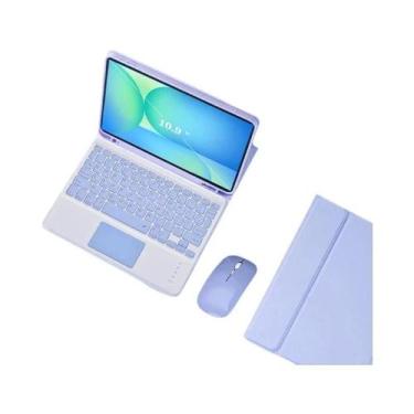 Imagem de Capa Com Teclado Para Samsung Galaxy Tab S10 FE 10.9 Polegadas SM-X520