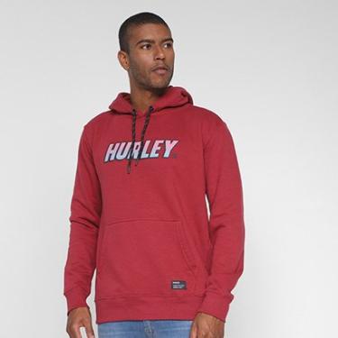 Imagem de Blusa Moletom Hurley Fastlane Com Capuz Masculina-Masculino